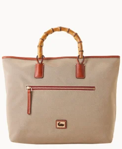 Bamboo Handle Tote