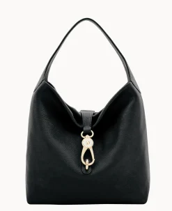 Belvedere Logo Lock Shoulder Bag