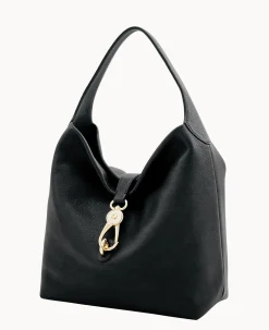Belvedere Logo Lock Shoulder Bag