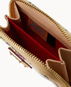 Botanical Collection Zip Around Credit Card Case