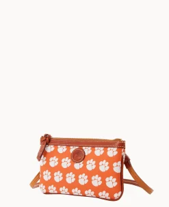Collegiate Clemson University Large Slim Crossbody