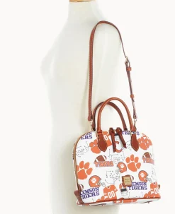 Collegiate Clemson University Zip Zip Satchel