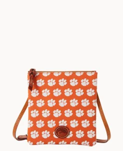 Collegiate Clemson University North South Top Zip Crossbody