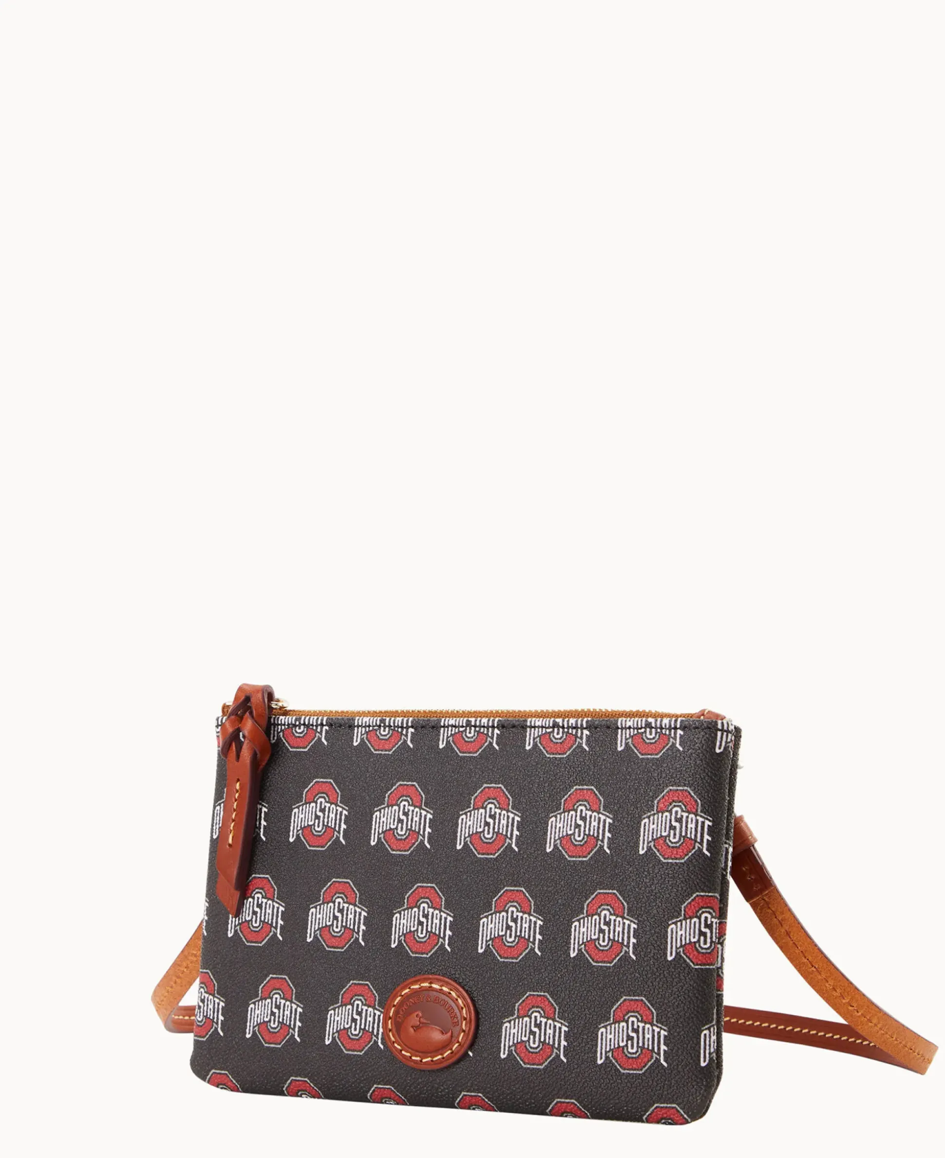Collegiate Ohio State University Top Zip Crossbody