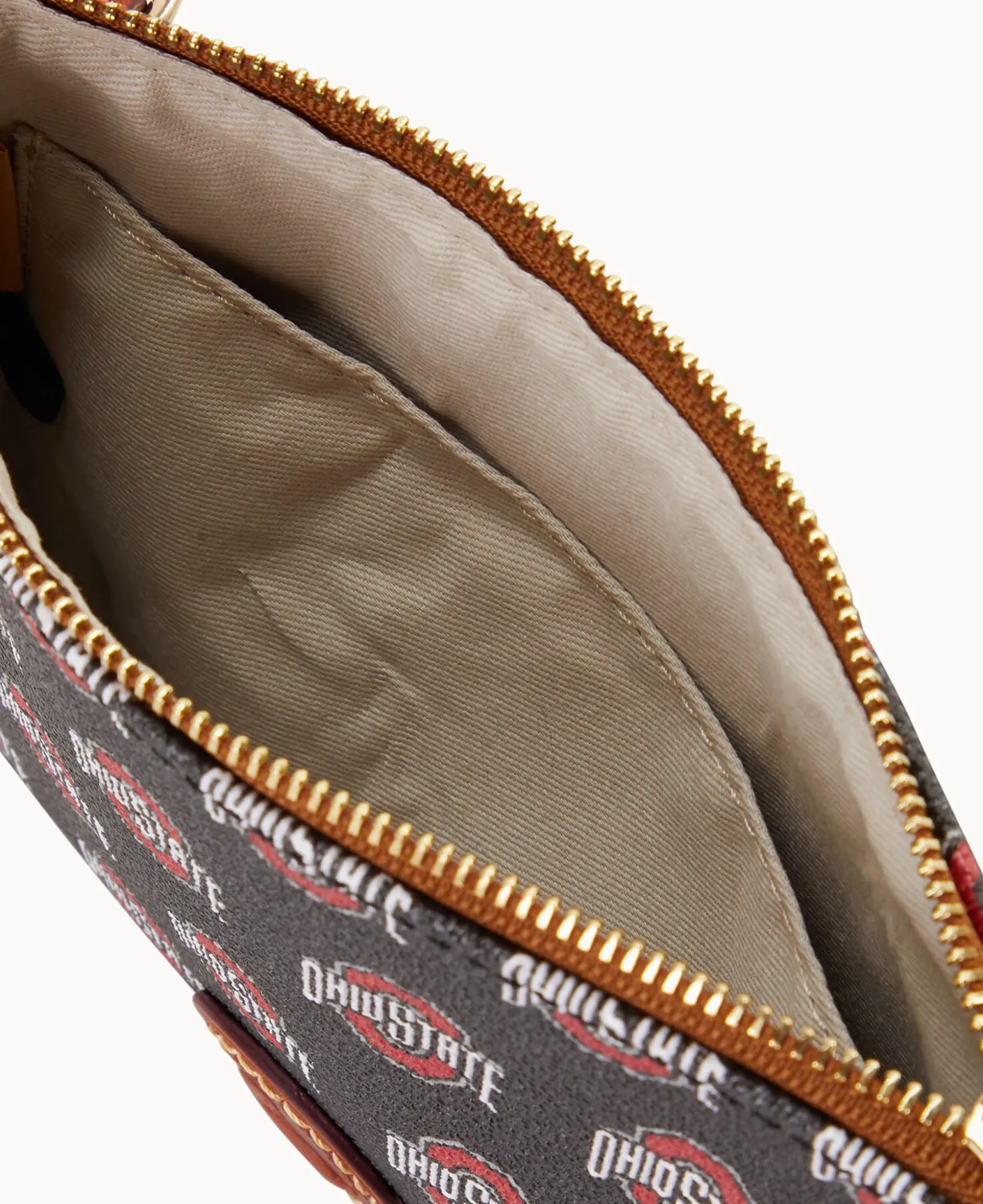 Collegiate Ohio State University Top Zip Crossbody