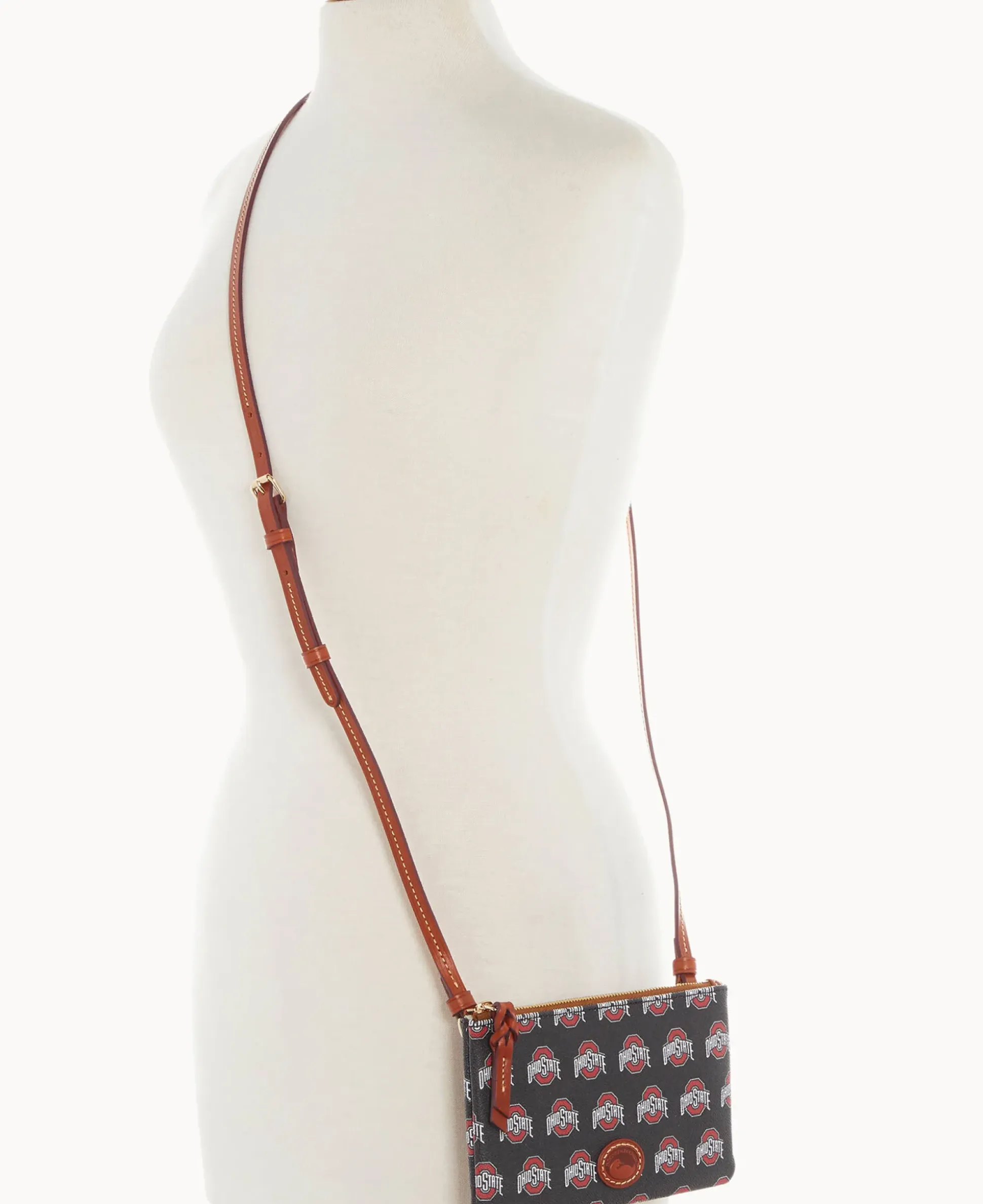 Collegiate Ohio State University Top Zip Crossbody