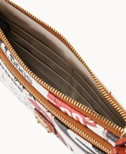 Collegiate University of Georgia Double Zip Wristlet