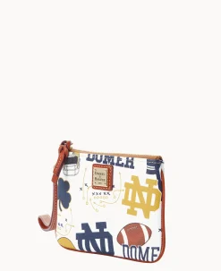 Collegiate University of Notre Dame Stadium Wristlet