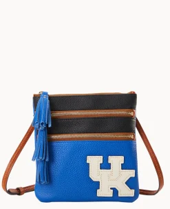 Collegiate University of Kentucky Triple Zip Crossbody