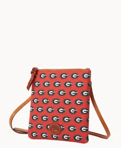 Collegiate University of Georgia North South Top Zip Crossbody
