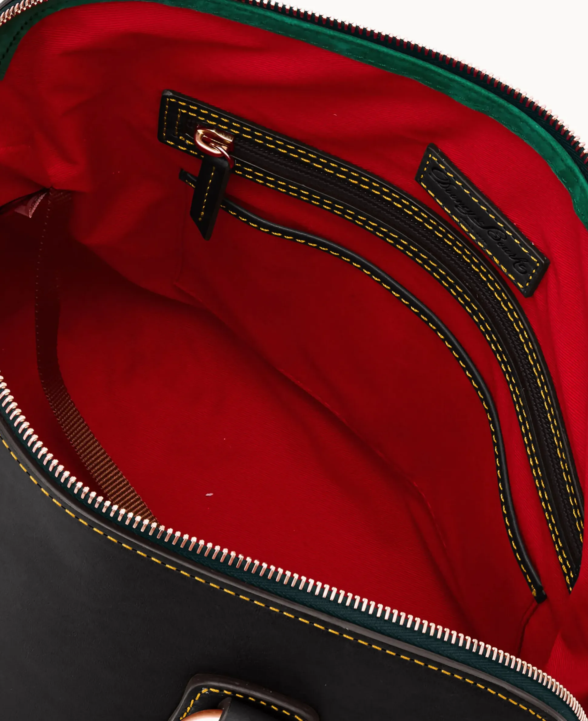 Florentine Domed Buckle Satchel