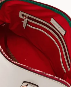 Florentine Domed Buckle Satchel