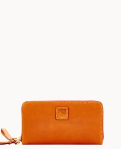 Florentine Large Zip Around Wristlet