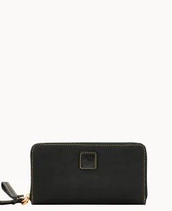 Florentine Large Zip Around Wristlet