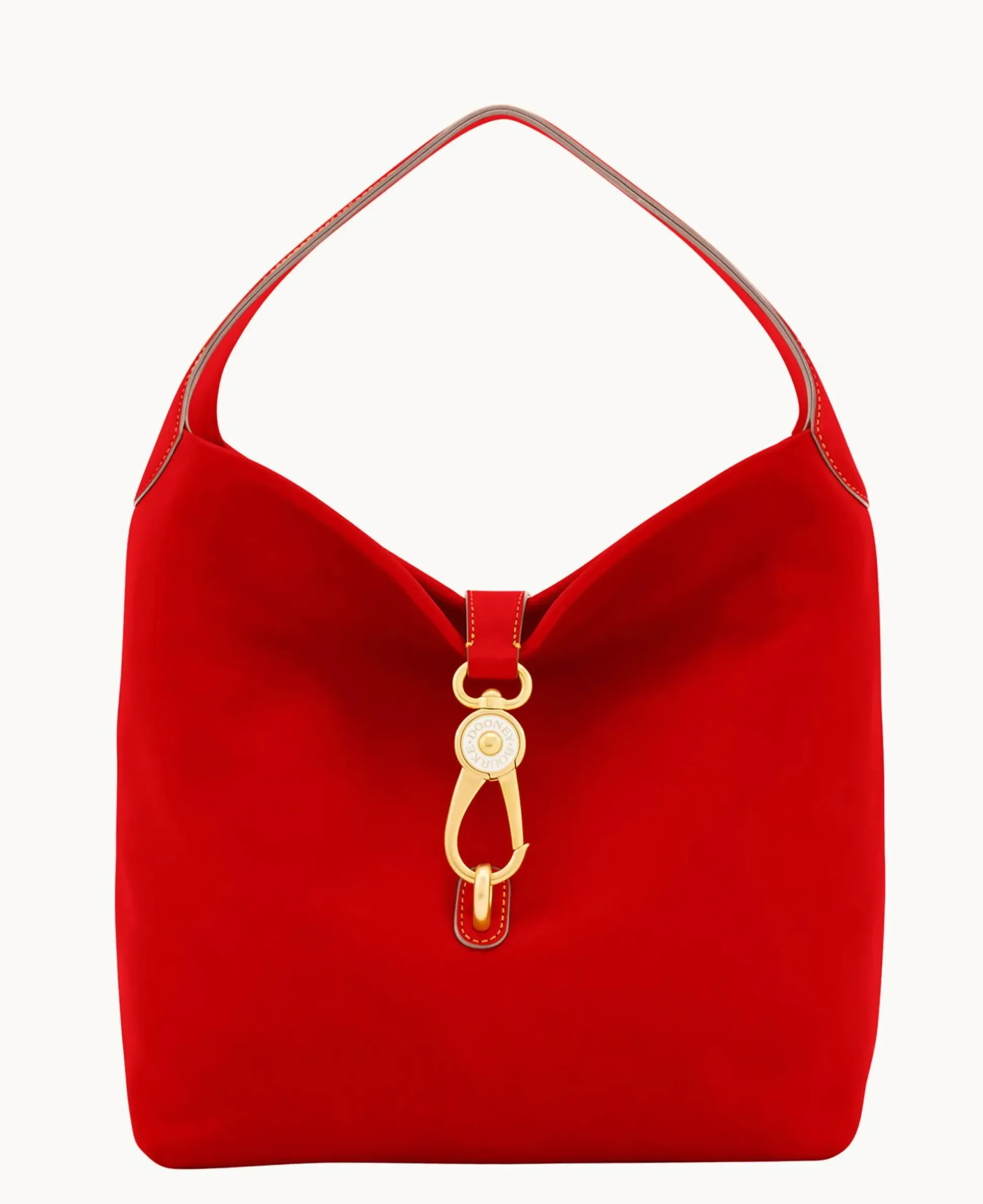 Florentine Logo Lock Shoulder Bag