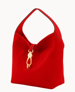 Florentine Logo Lock Shoulder Bag