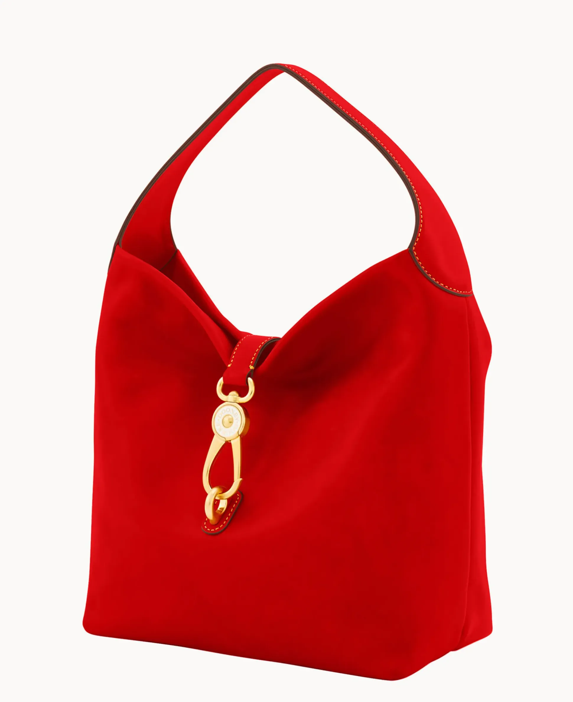 Florentine Logo Lock Shoulder Bag