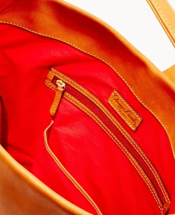 Florentine Logo Lock Shoulder Bag
