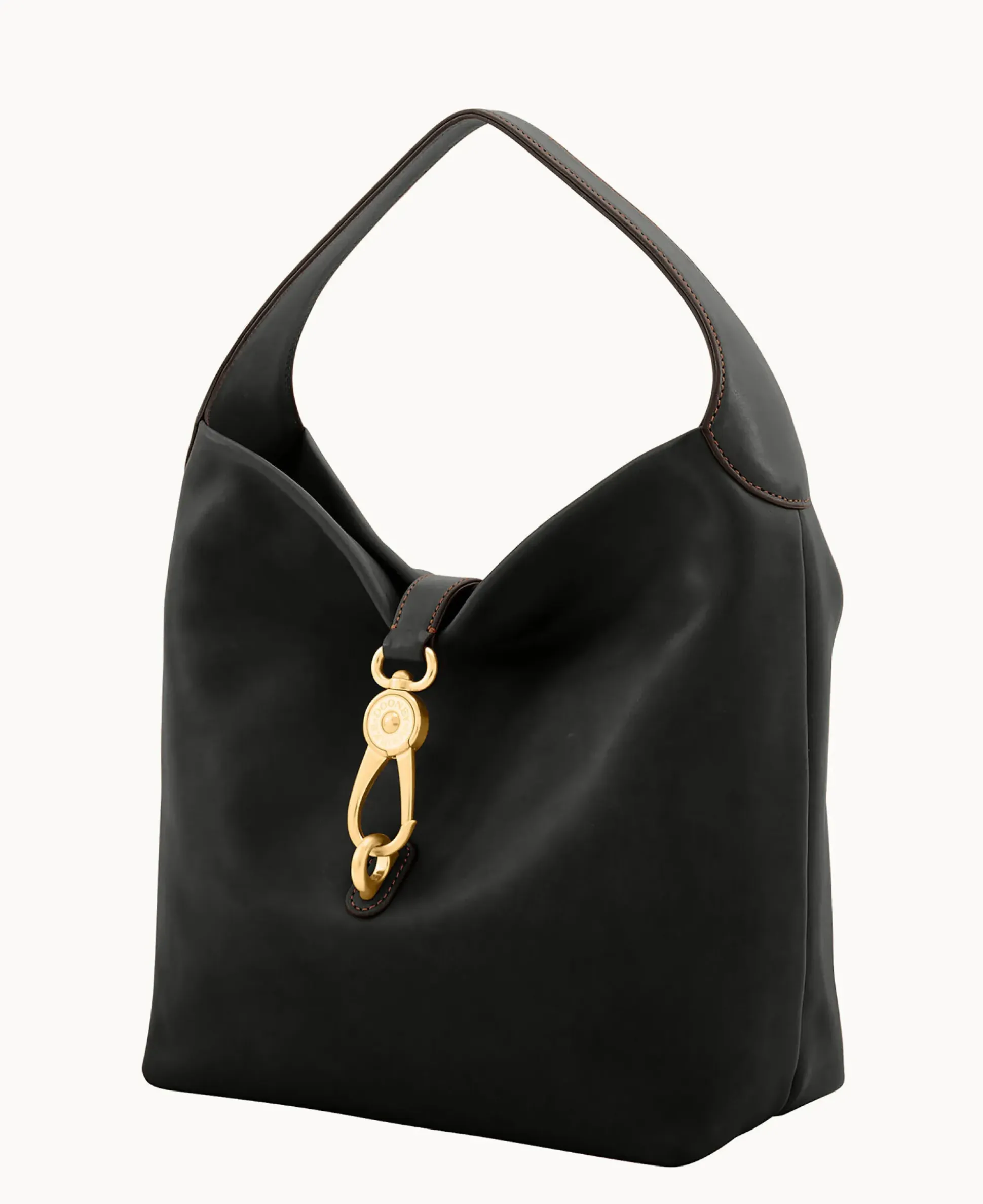 Florentine Logo Lock Shoulder Bag