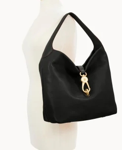 Florentine Logo Lock Shoulder Bag