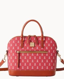 MLB Angels Domed Zip Satchel