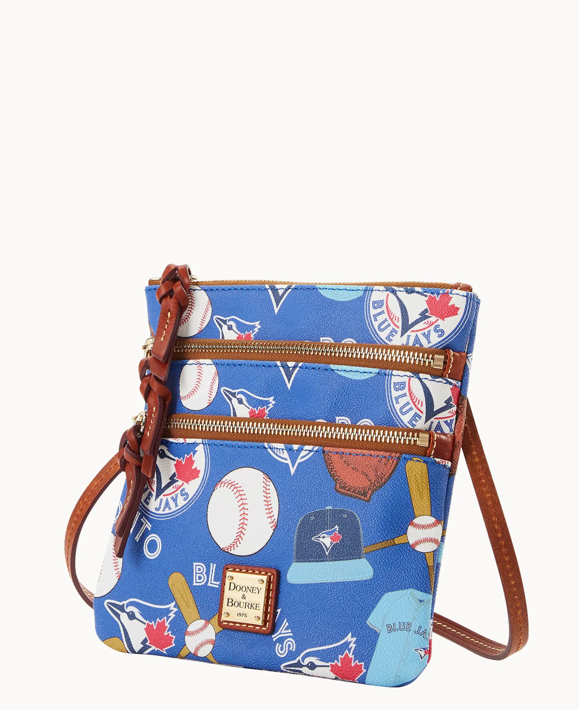 MLB Blue Jays N S Triple Zip Crossbody