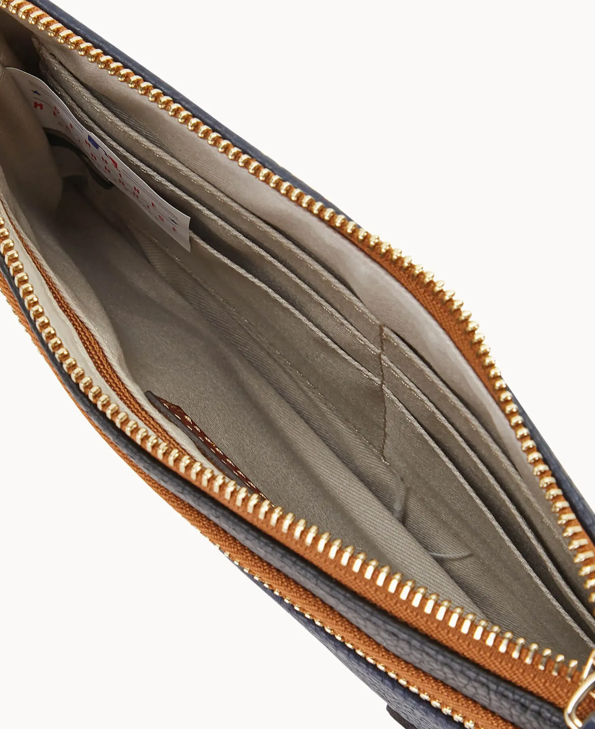 MLB Braves Double Zip Wristlet