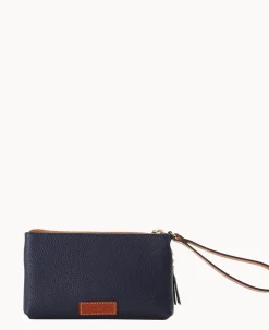 MLB Braves Double Zip Wristlet