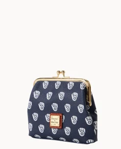 MLB Brewers Large Framed Purse