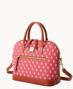 MLB Cardinals Domed Zip Satchel