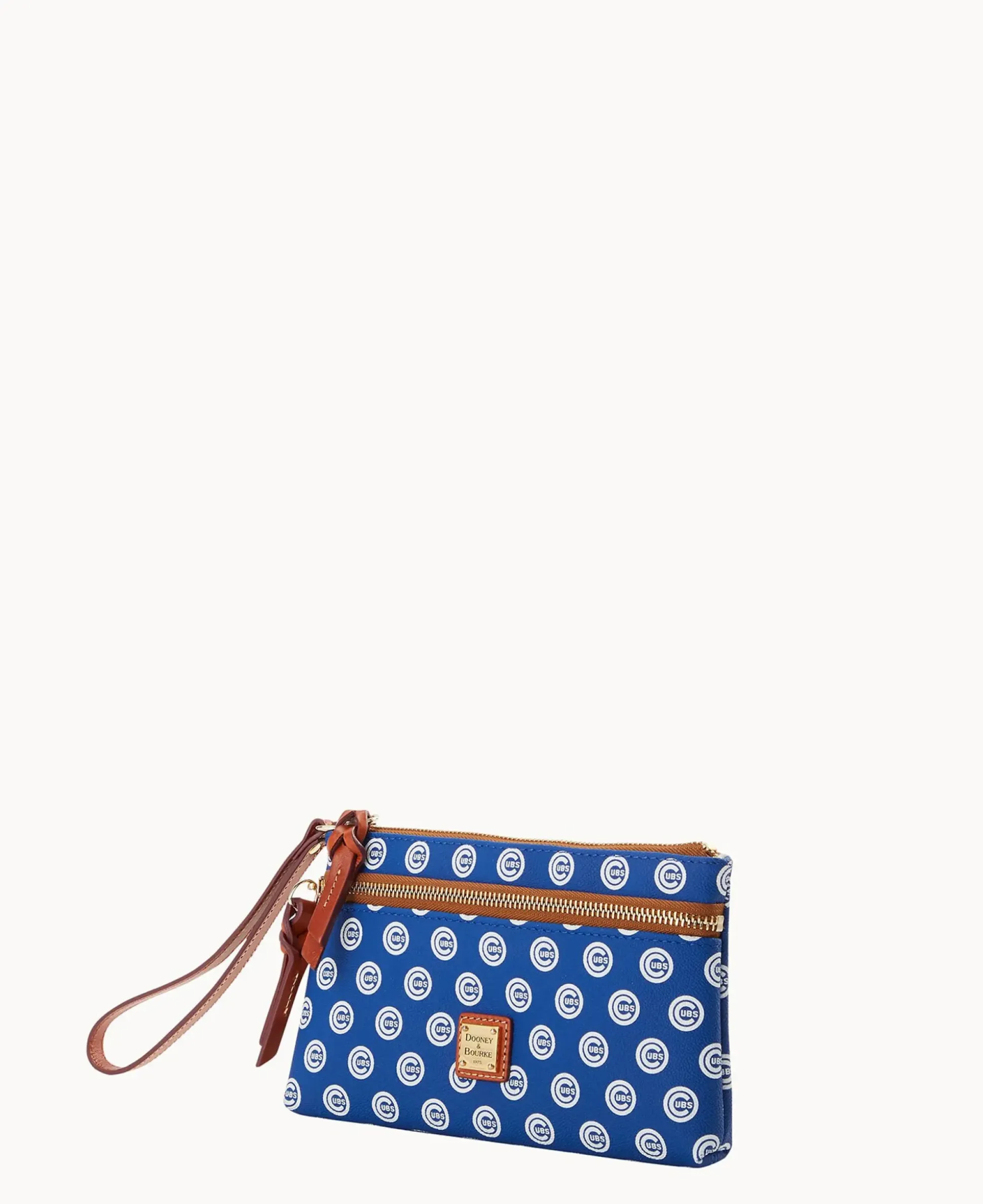 MLB Cubs Double Zip Wristlet