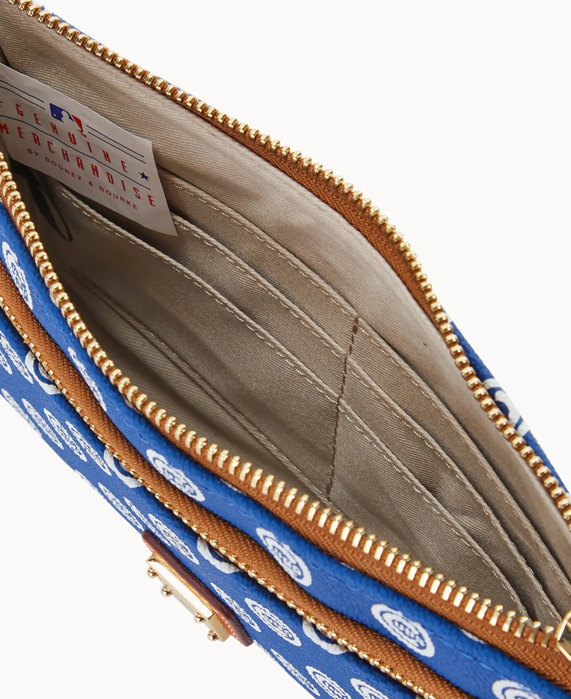 MLB Cubs Double Zip Wristlet
