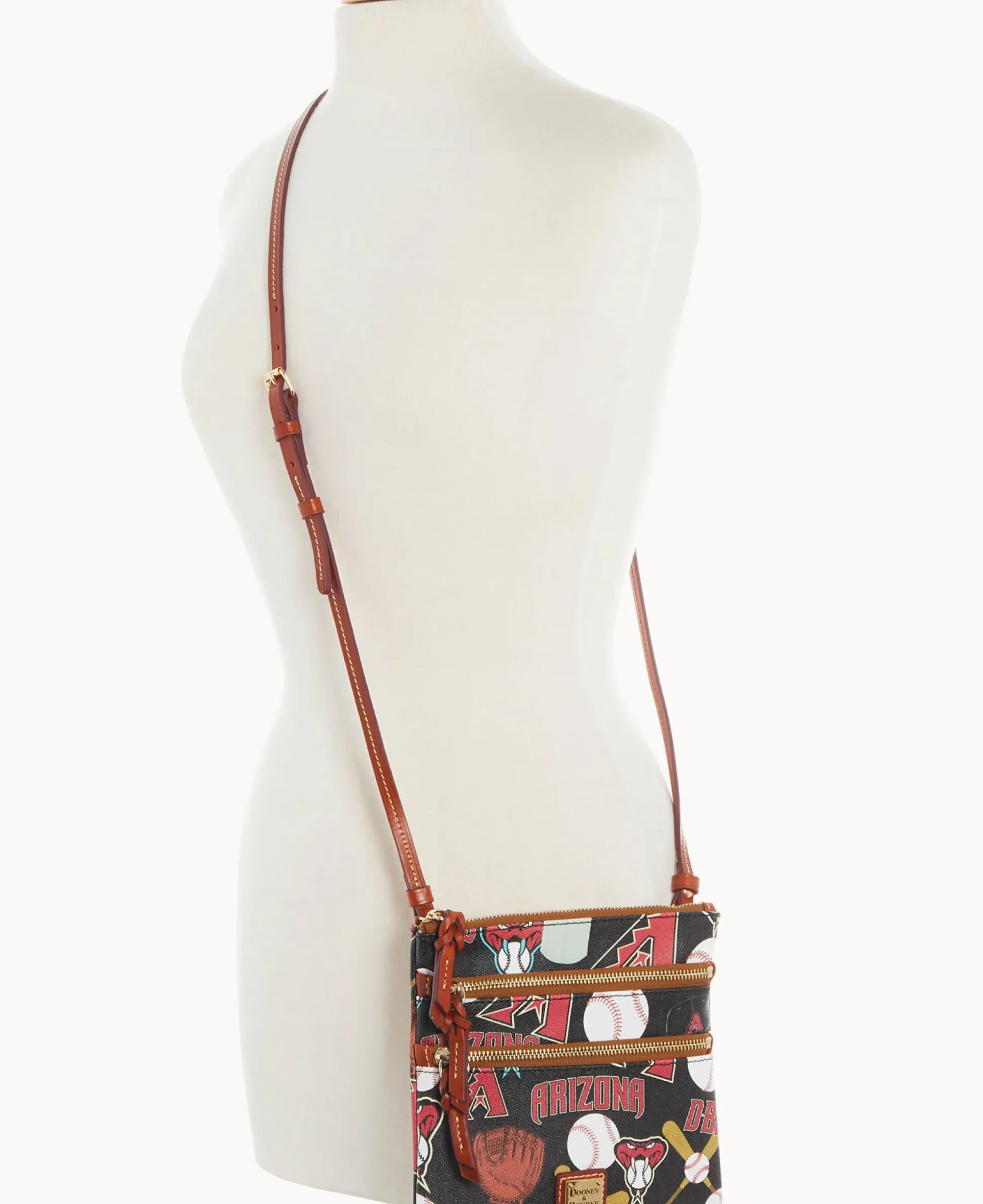 MLB Diamondbacks N S Triple Zip Crossbody