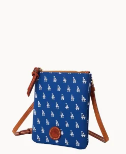 MLB Dodgers Small North South Top Zip Crossbody