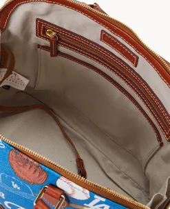 MLB Dodgers Zip Zip Satchel