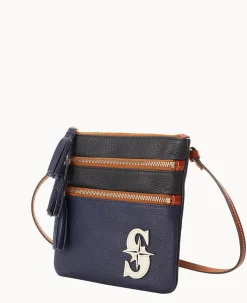 MLB Mariners Triple Zip Crossbody