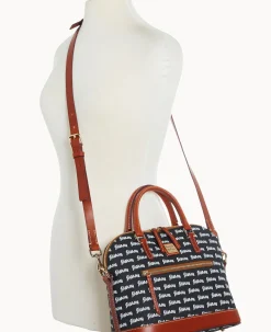 MLB Marlins Domed Zip Satchel
