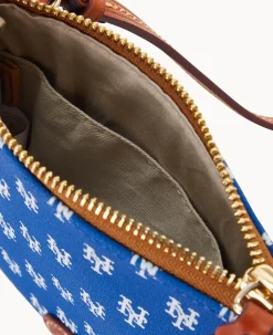 MLB Mets Small North South Top Zip Crossbody