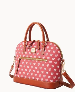 MLB Nationals Domed Zip Satchel