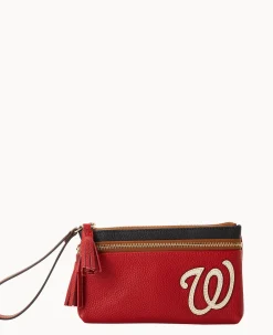 MLB Nationals Double Zip Wristlet