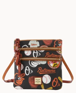MLB Orioles N S Triple Zip Crossbody