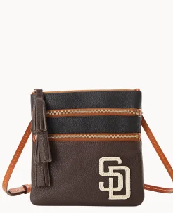 MLB Padres Triple Zip Crossbody