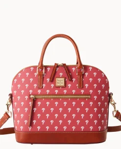 MLB Phillies Domed Zip Satchel