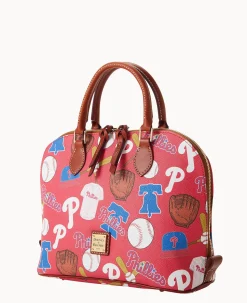 MLB Phillies Zip Zip Satchel