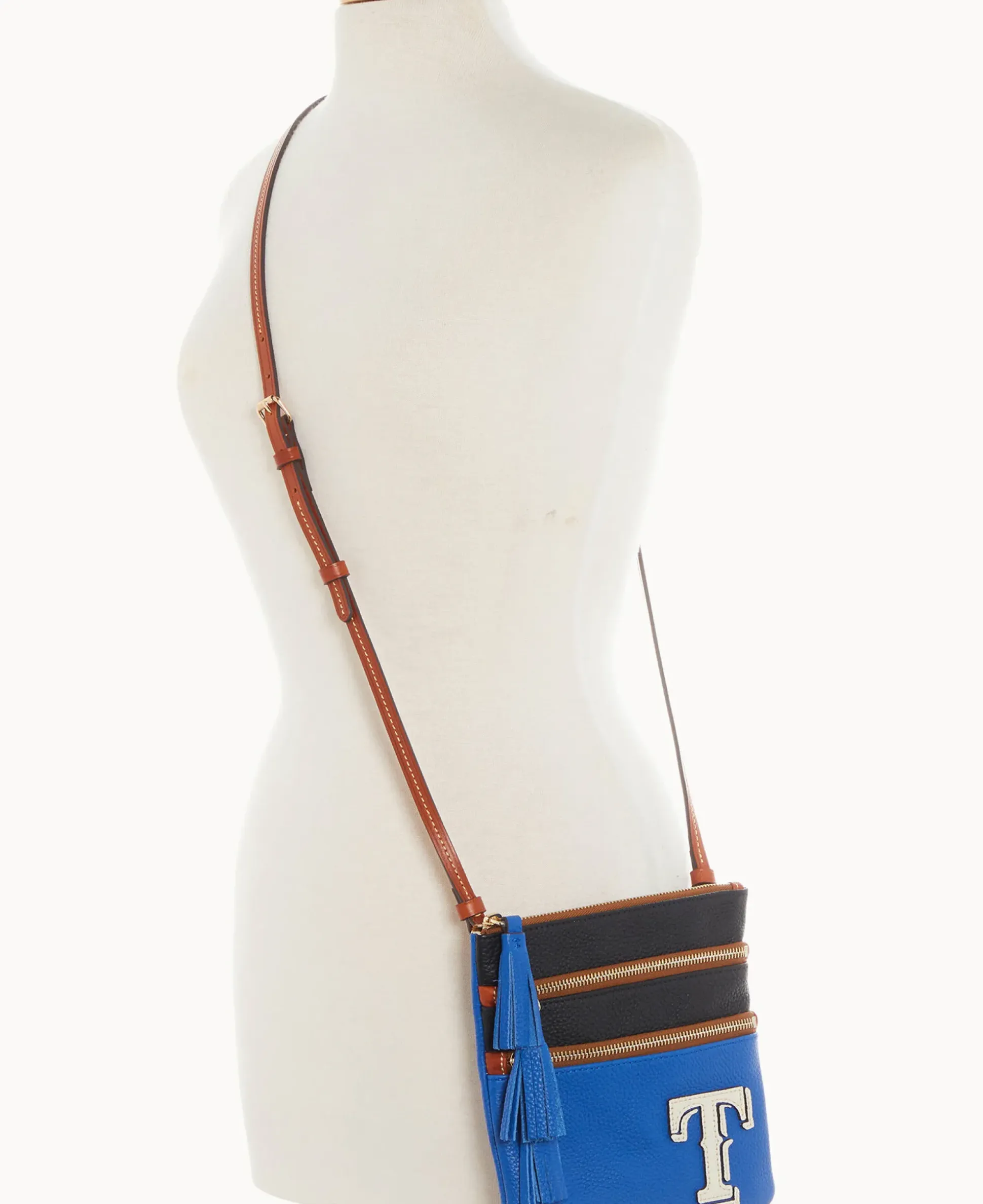 MLB Rangers Triple Zip Crossbody