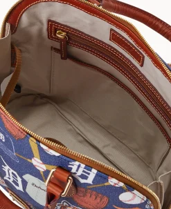 MLB Rays Zip Zip Satchel