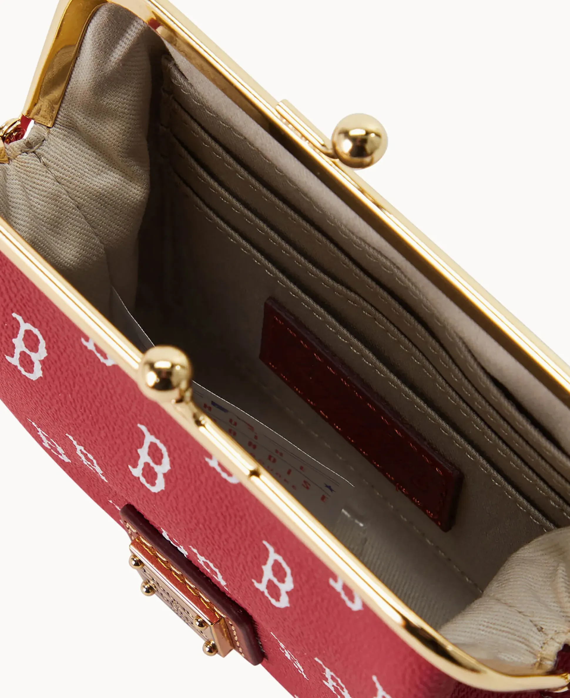 MLB Red Sox Large Framed Purse