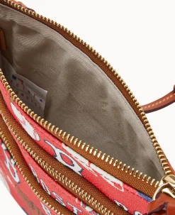 MLB Red Sox N S Triple Zip Crossbody