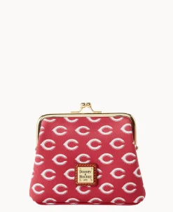 MLB Reds Large Framed Purse