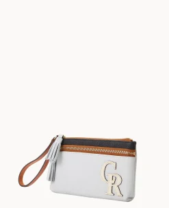 MLB Rockies Double Zip Wristlet
